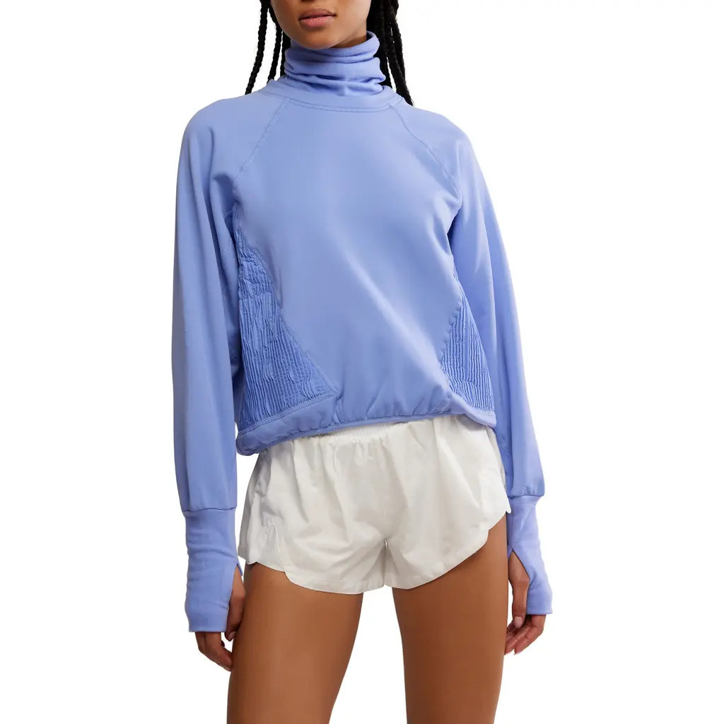 Free People Keepin' Cozy Run Pullover in Bluebell at Nordstrom Rack, Size X-Large | Nordstrom Rack