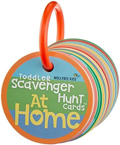 MOLLYBEE KIDS Toddler Scavenger Hunt Cards at Home, Toddler Activity, Ages 2, 3, Indoor Scavenger... | Amazon (US)