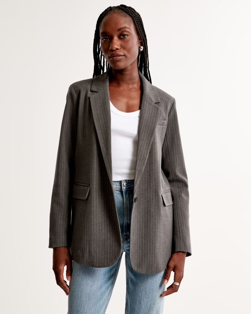 Lightweight Suiting Blazer | Abercrombie & Fitch (US)