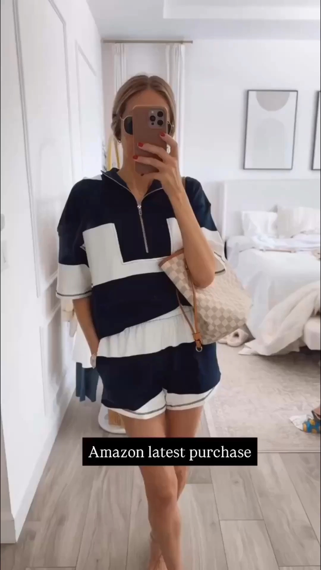 Great amazon set  
Amazon latest purchase 
Adorable stripe shorts set 
Great quality , tts, wearing small

#LTKU #LTKootd #LTKOver40