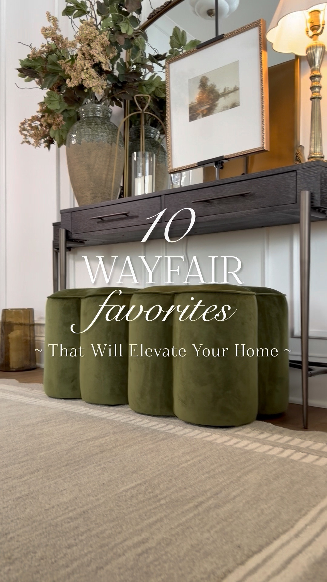 One new piece can elevate a space. Sharing my tried and true favorites from @Wayfair. It’s often my first stop when searching for items for my home. Whether it’s furniture or decor, I can always find  something I love at great price points. 

10 Current Favs:
Scottie Rug, Pouf Stools, Brass Mirror, Swivel Chairs, Coffee Table, Scalloped Tray, Dining Table & Chairs, Textured Vase, Cambria Rug, Moody Art

#LTKSaleAlert #LTKSeasonal #LTKHome