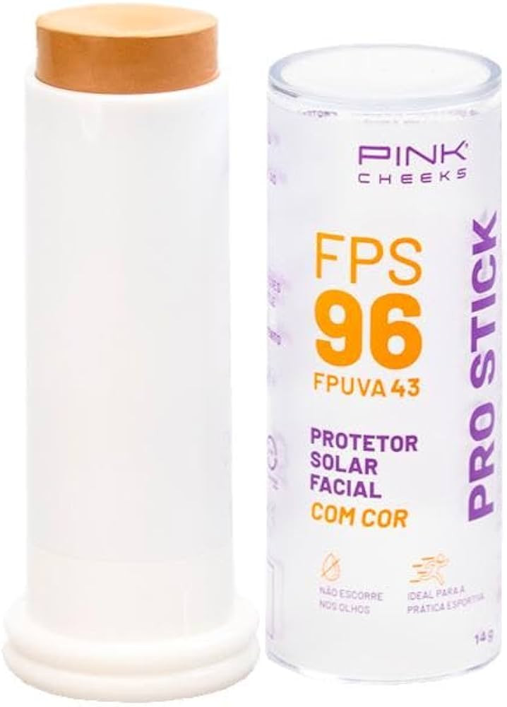 Pro Stick Protetor Solar Facial FPS96 PRO20 14g Pink Cheeks | Amazon (BR)