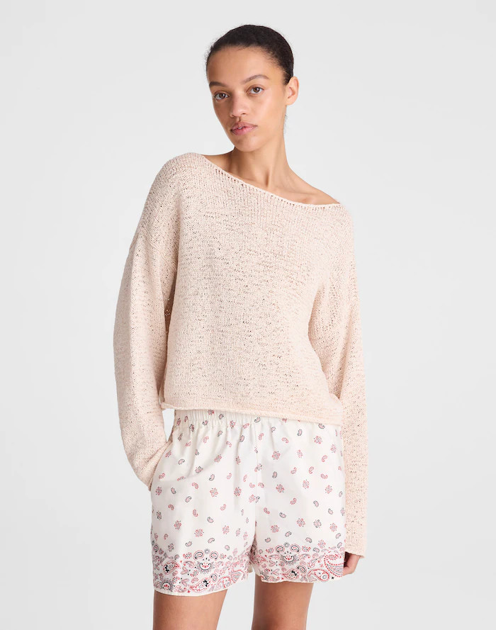 Boatneck Pullover Sweater | Madewell