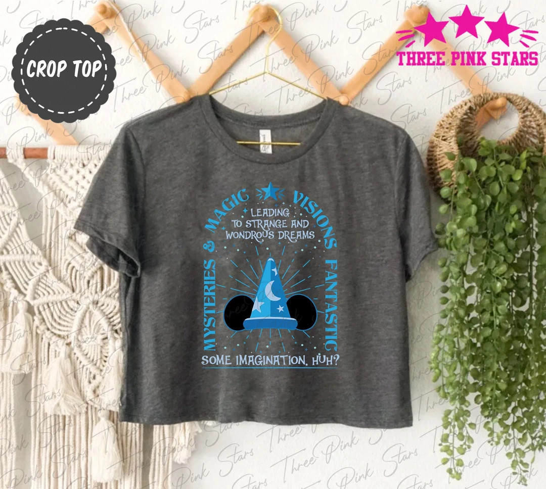 Fantasmic Crop Top, Hollywood Studios Crop Tee E4426 - Etsy | Etsy (US)