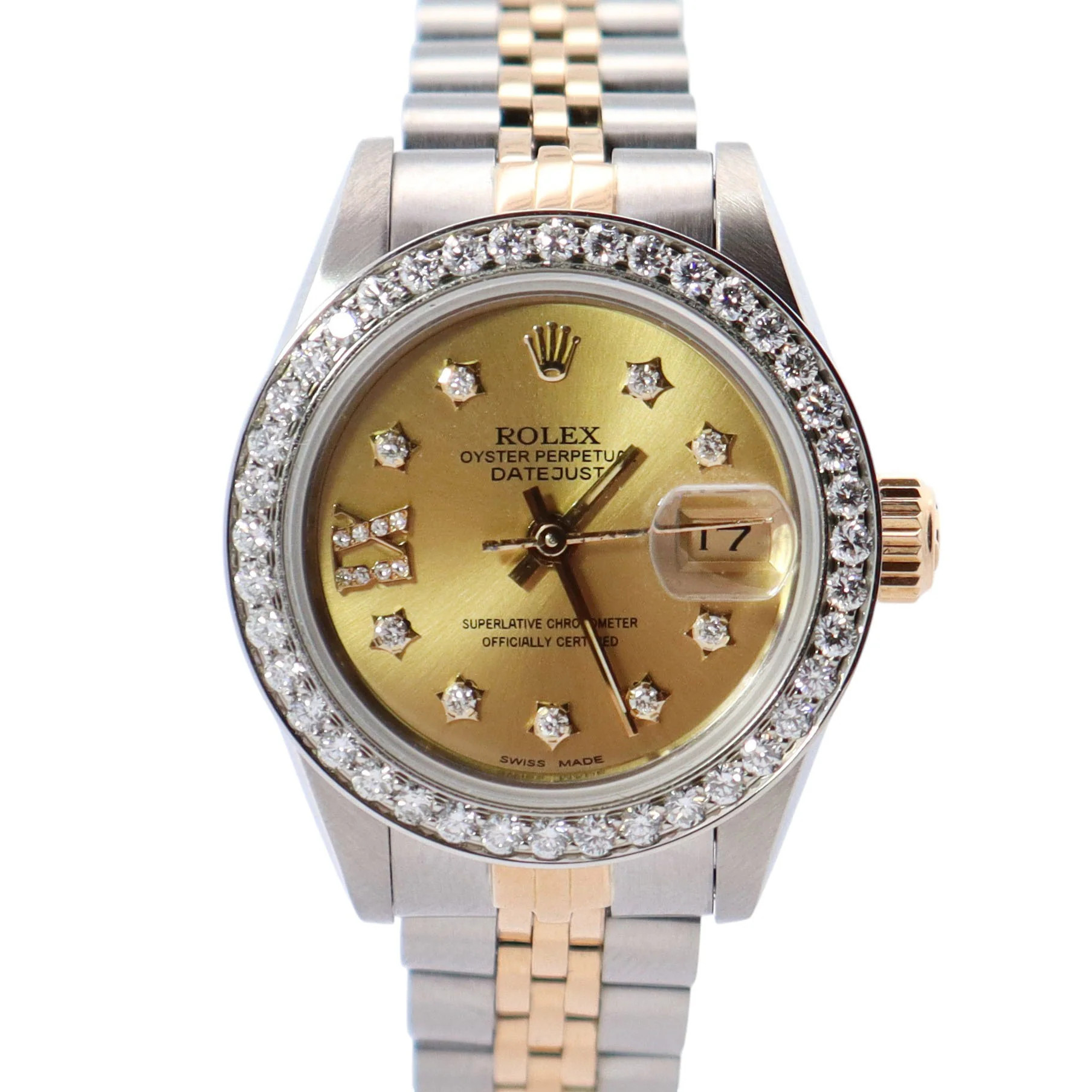 Rolex Datejust 26mm Champagne Dial Watch Ref# 69173 | Happy Jewelers