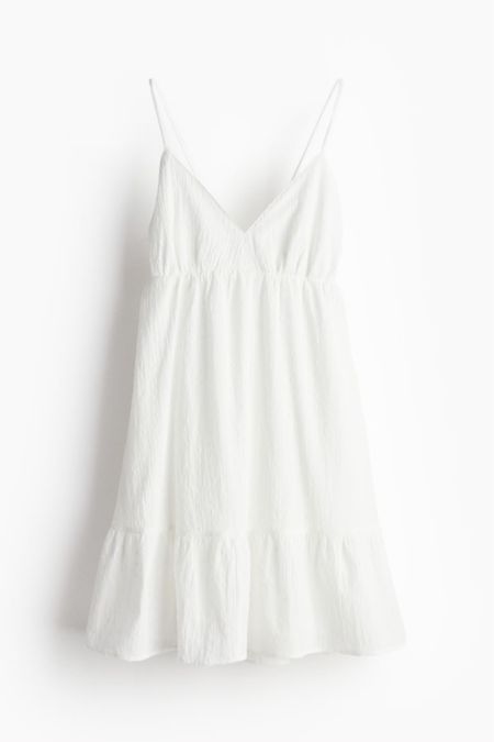 White mini dress 

#LTKSeasonal #LTKstyletip #LTKfindsunder50