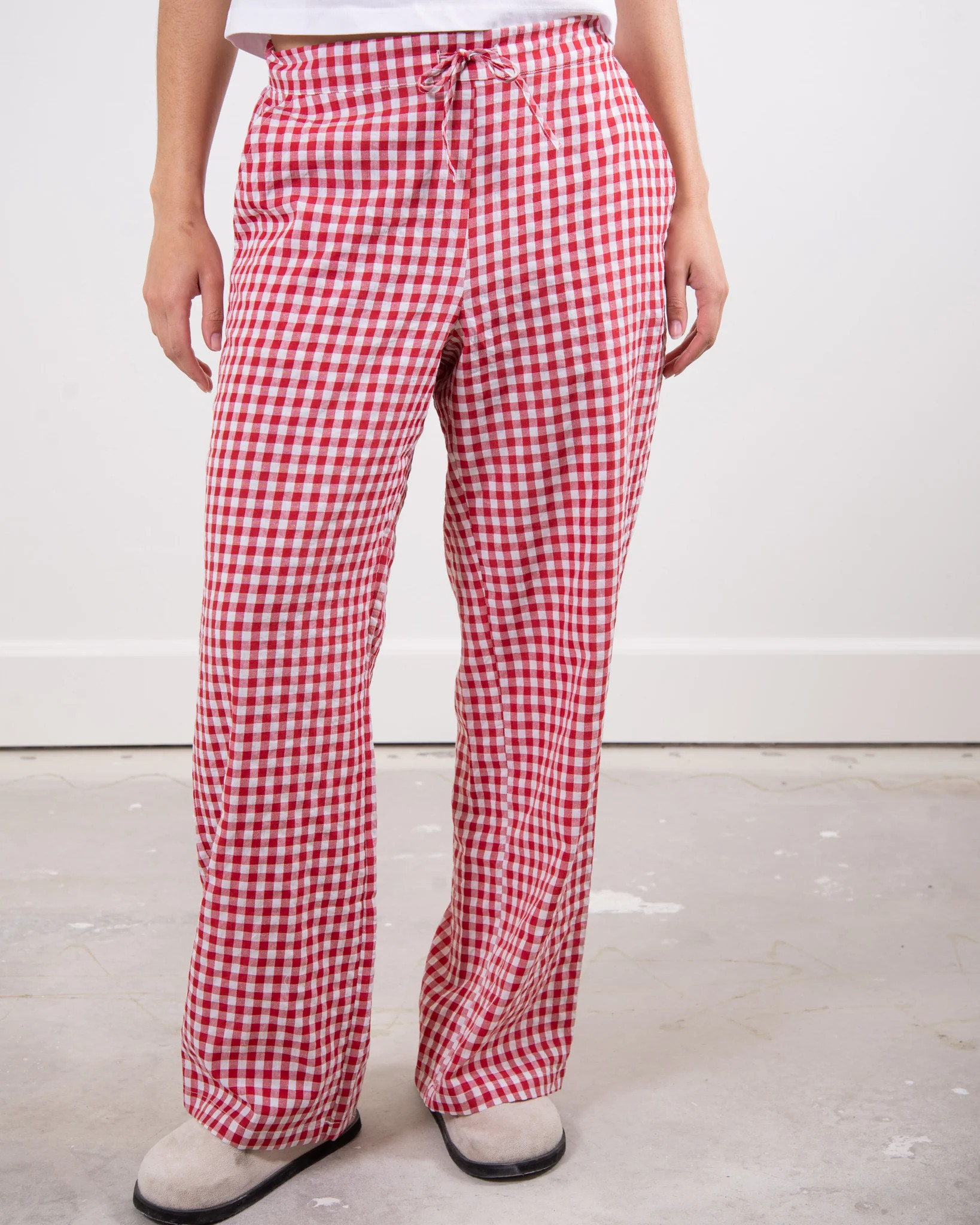 The Perfect Pant - Red Gingham | Sonderhaus