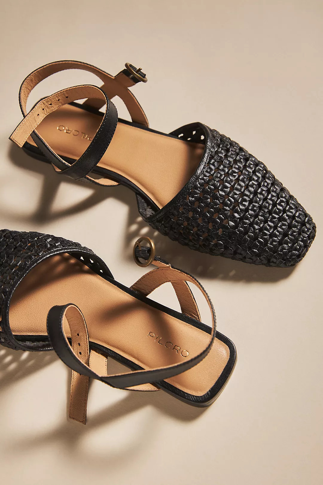 Pilcro Woven Flats | Anthropologie (US)