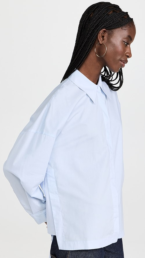 Tibi Classic Shirting Oversized Shirt | SHOPBOP | Shopbop