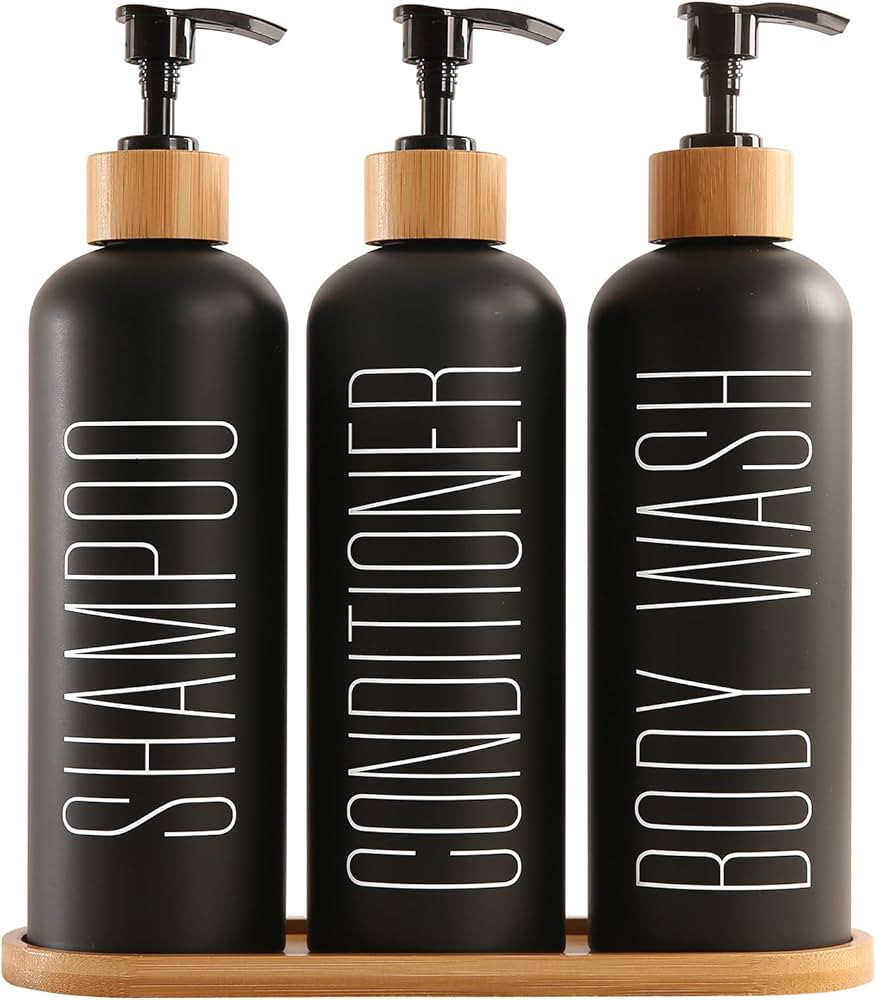 Shampoo and Conditioner Dispenser, Contains Shampoo Conditioner Body Wash Dispenser. Shower Dispe... | Amazon (US)