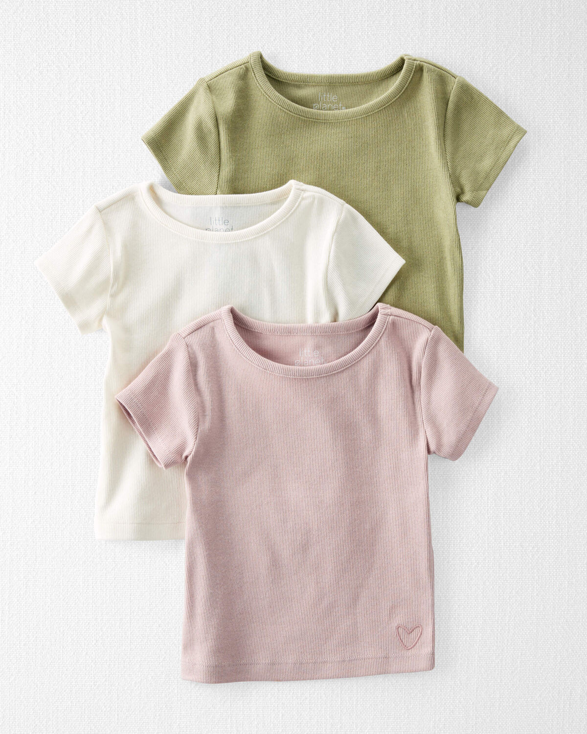 Toddler 3-Pack Organic Cotton Tees | Carter's