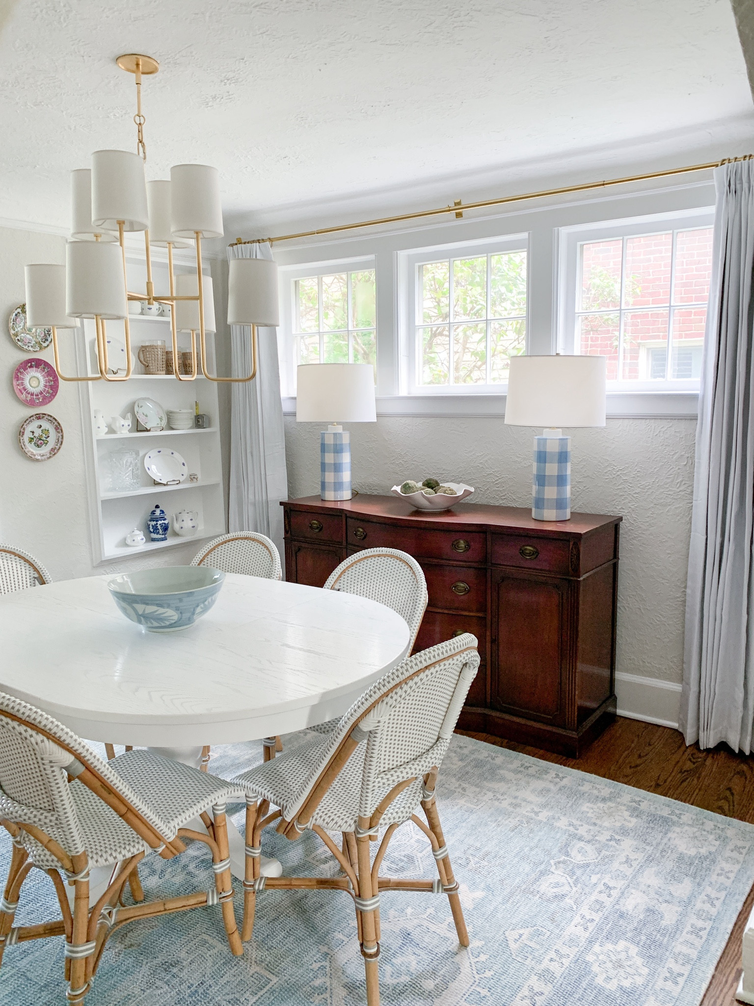 Added these amazon linked pleat curtains to my dining room and I love them so much!  Mine are color white 

#LTKFindsUnder100 #LTKHome