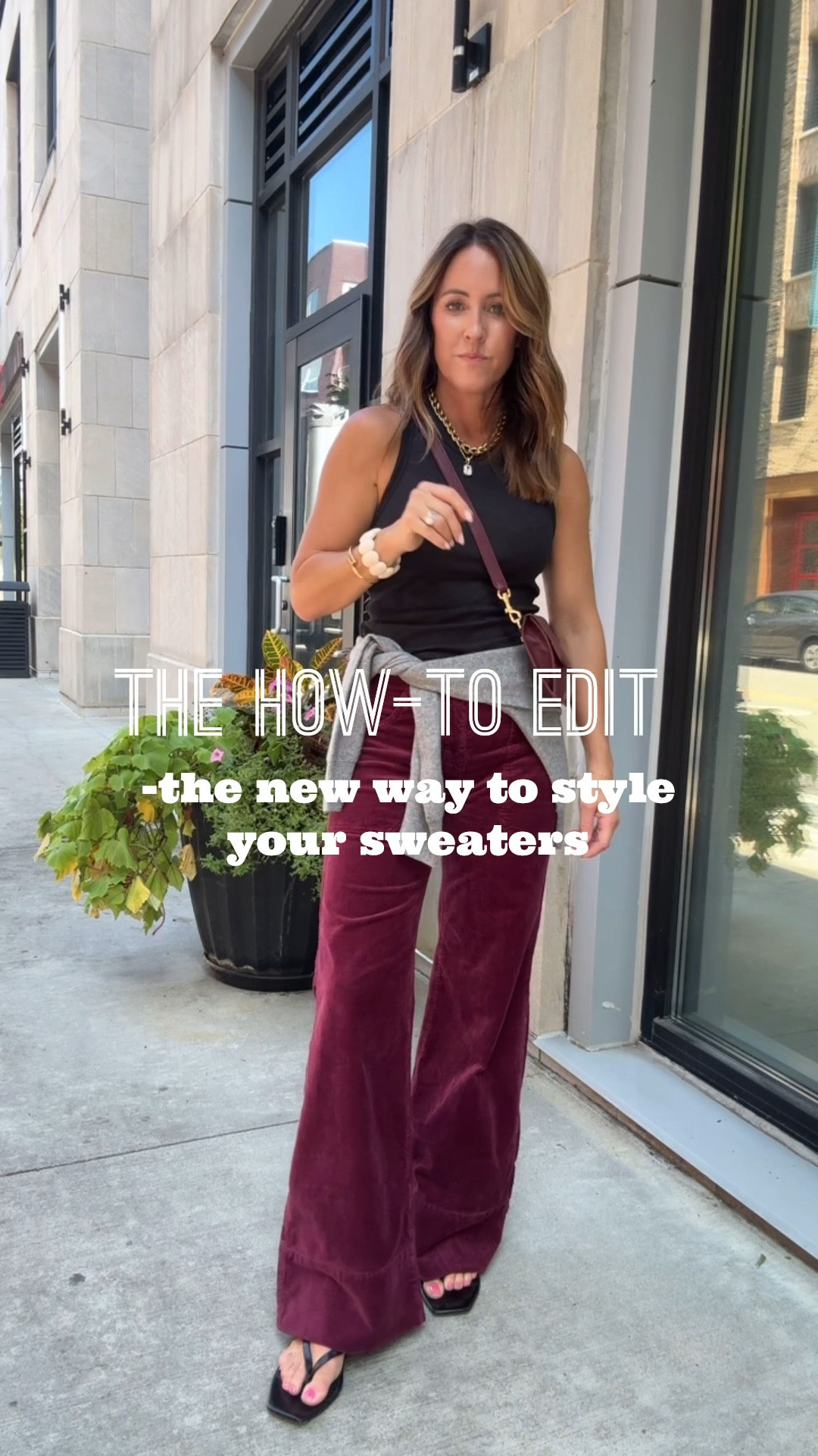 Think of these as another accessory to finish off your outfit. 
Lightweight sweaters work best. LOVE this henley one. 
Pants true 25 in petite length 
XS tank // S sweater

#LTKootd #LTKSeasonal #LTKOver40