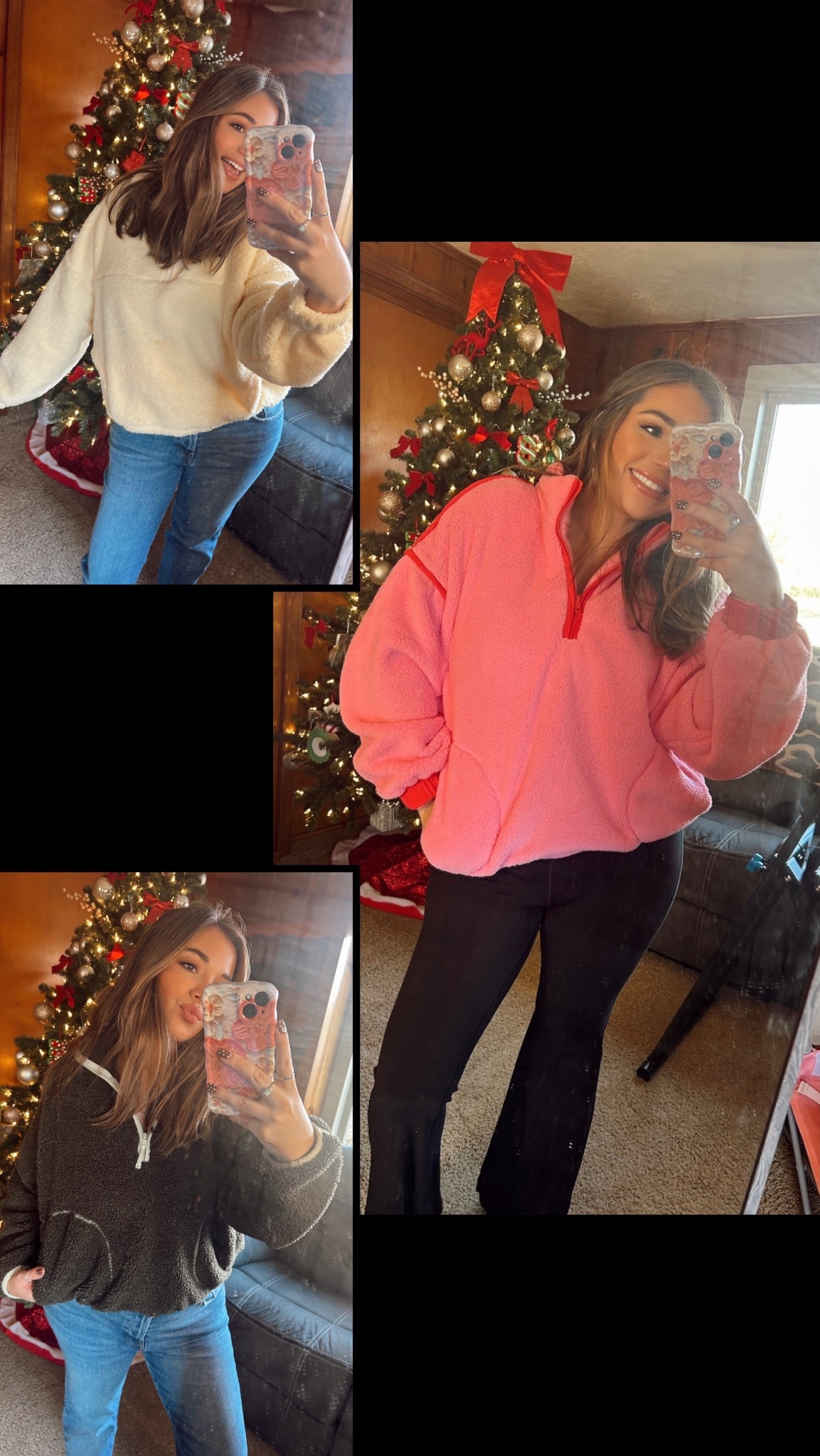 My favorite zip pullovers right now!! 💛💓💚

#LTKHoliday #LTKCyberWeek #LTKootd