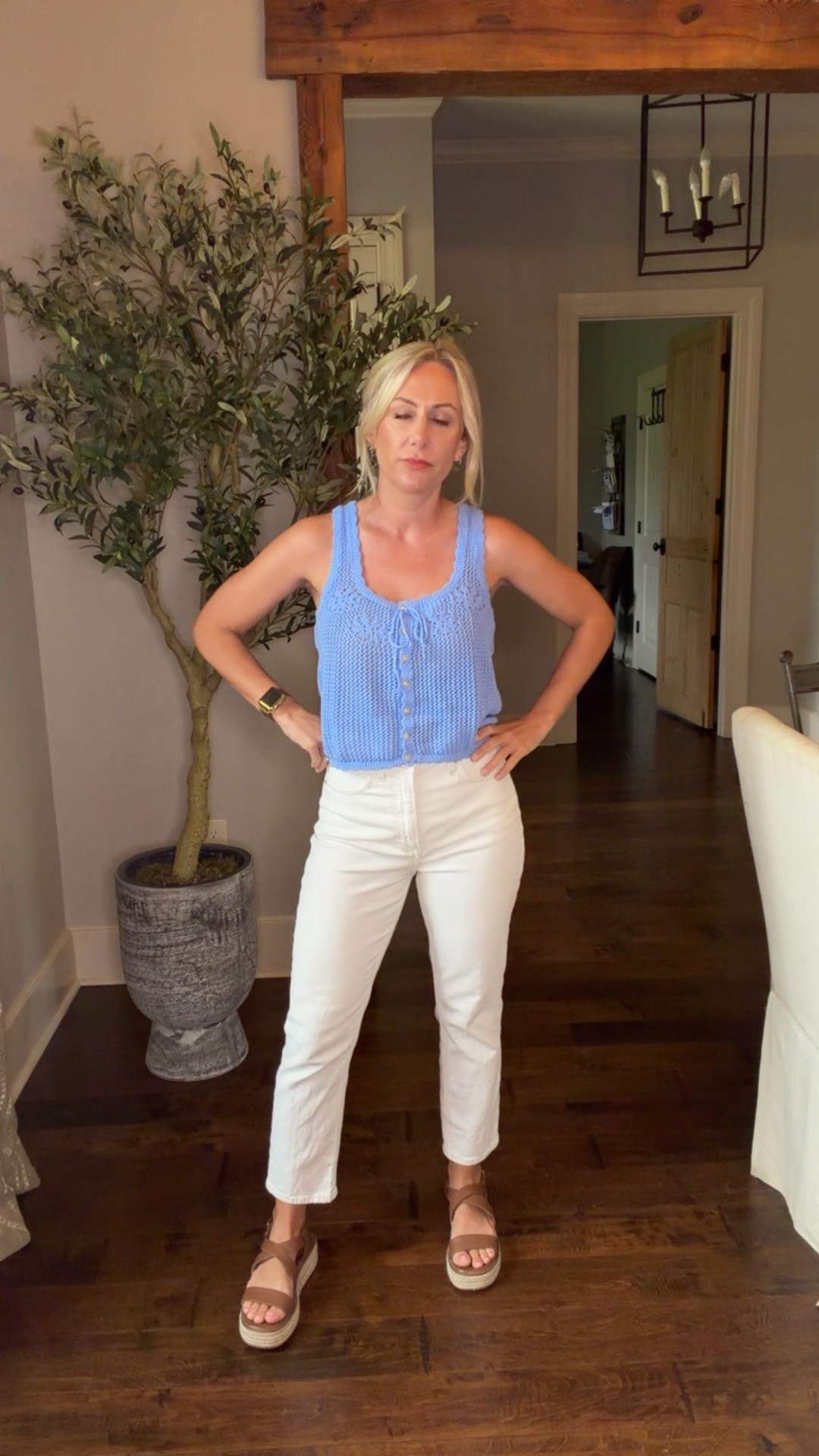 The perfect #HOCSpring Hyacinth Blue. Now do we keep!? 

#HOCSummer #NaturalIngenue #CasualStyle #MomStyle

#LTKootd #LTKPetite #LTKSeasonal