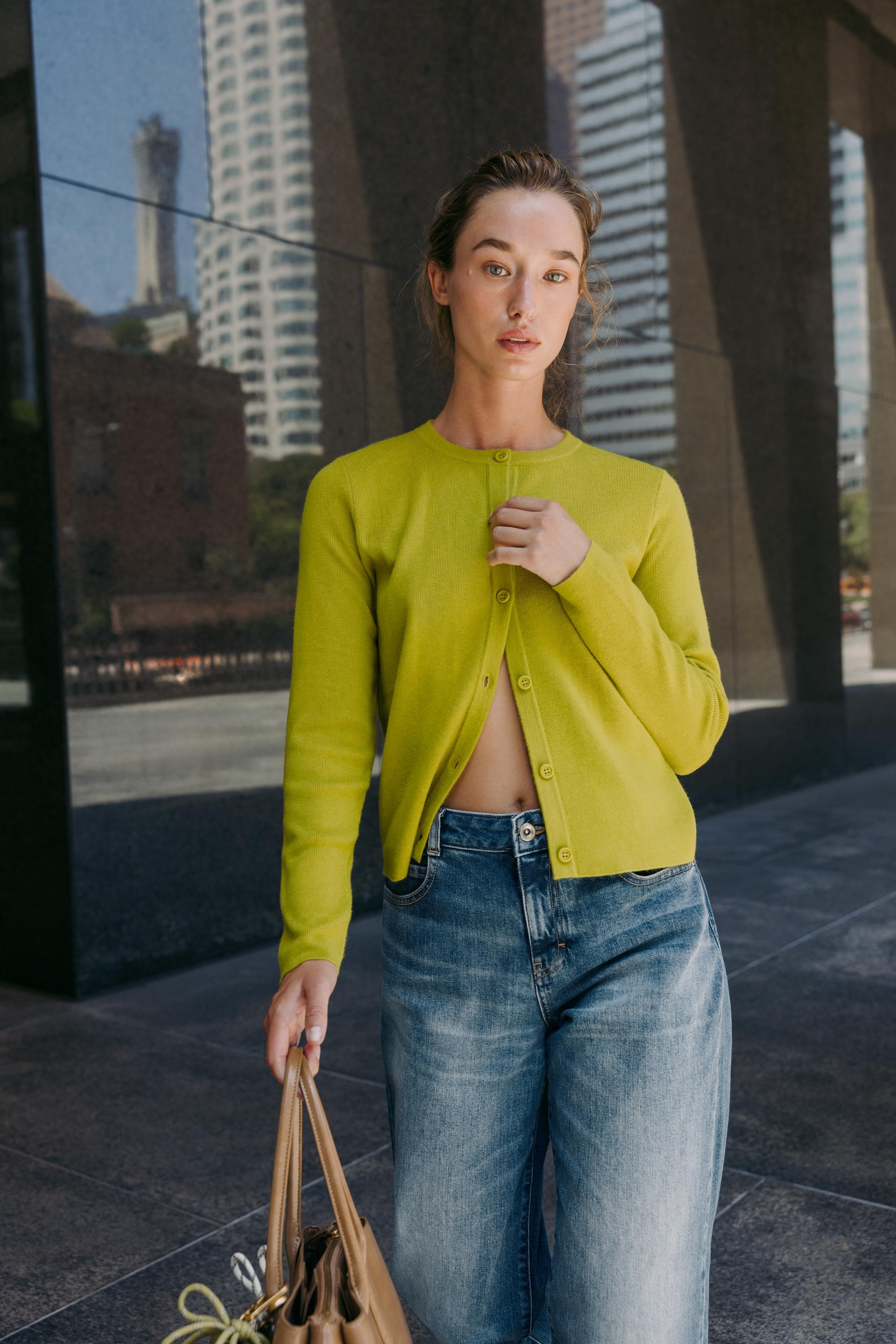 BASIC KNIT BUTTON CARDIGAN | Zara Canada