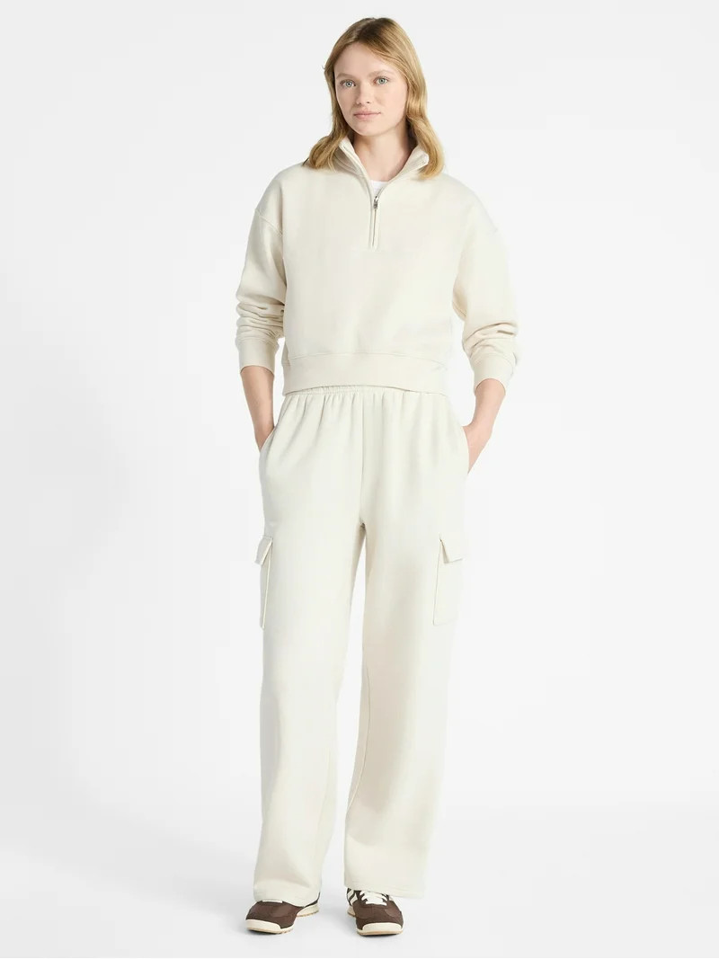 No Boundaries Fleece Half Zip Pullover, Women's | Walmart (US)