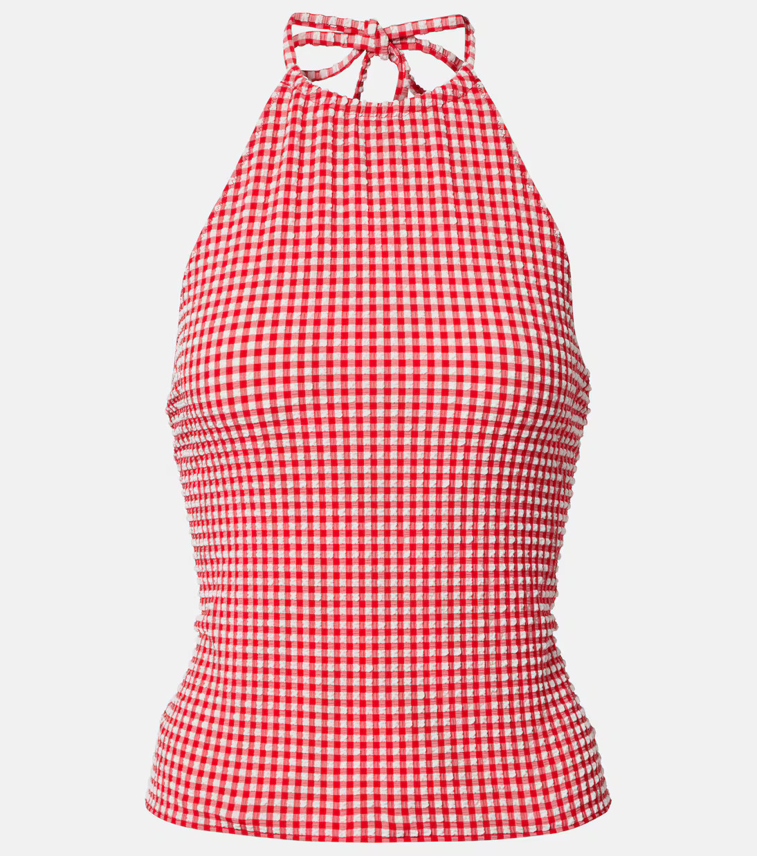 Gingham seersucker top | Mytheresa (US/CA)