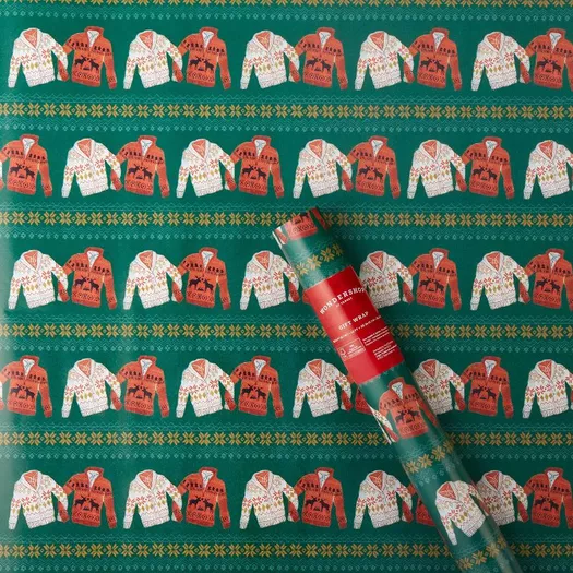 Mountain Town Holiday Wrapping Paper Rolls - The Curated Goose
