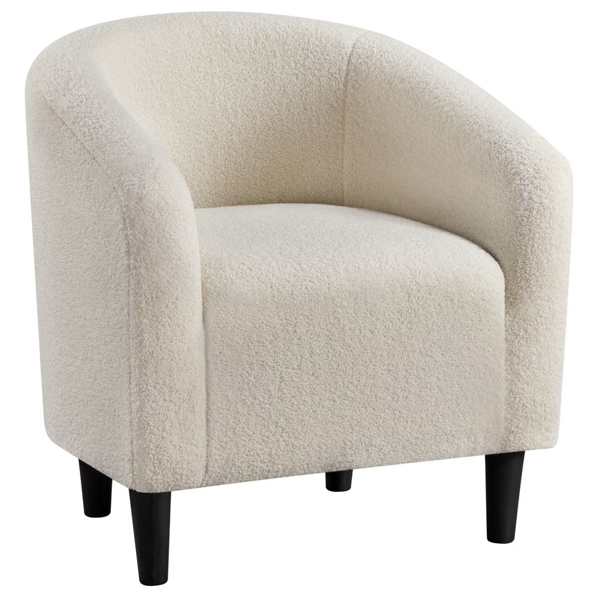 Yaheetech Upholstered Armchair Accent Barrel Chair | Target