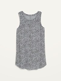 Sleeveless Luxe Leopard-Print Swing Tank Top for Women | Old Navy (US)