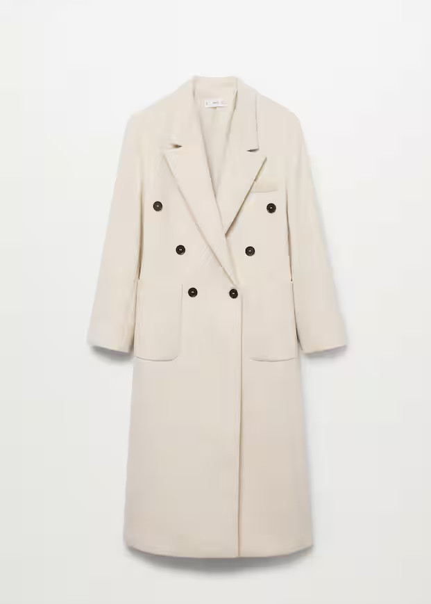 Double-breasted coat | MANGO (US)