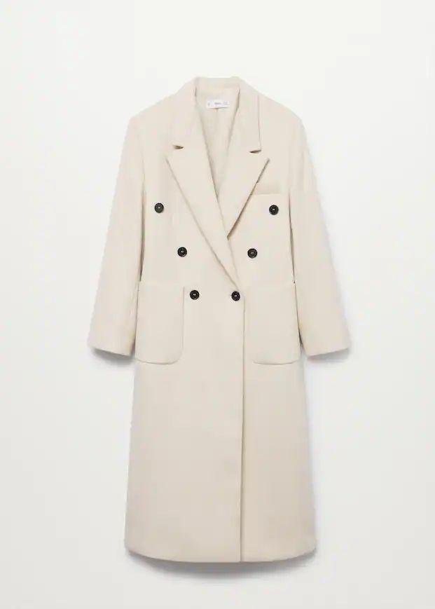 Double-breasted coat | MANGO (US)