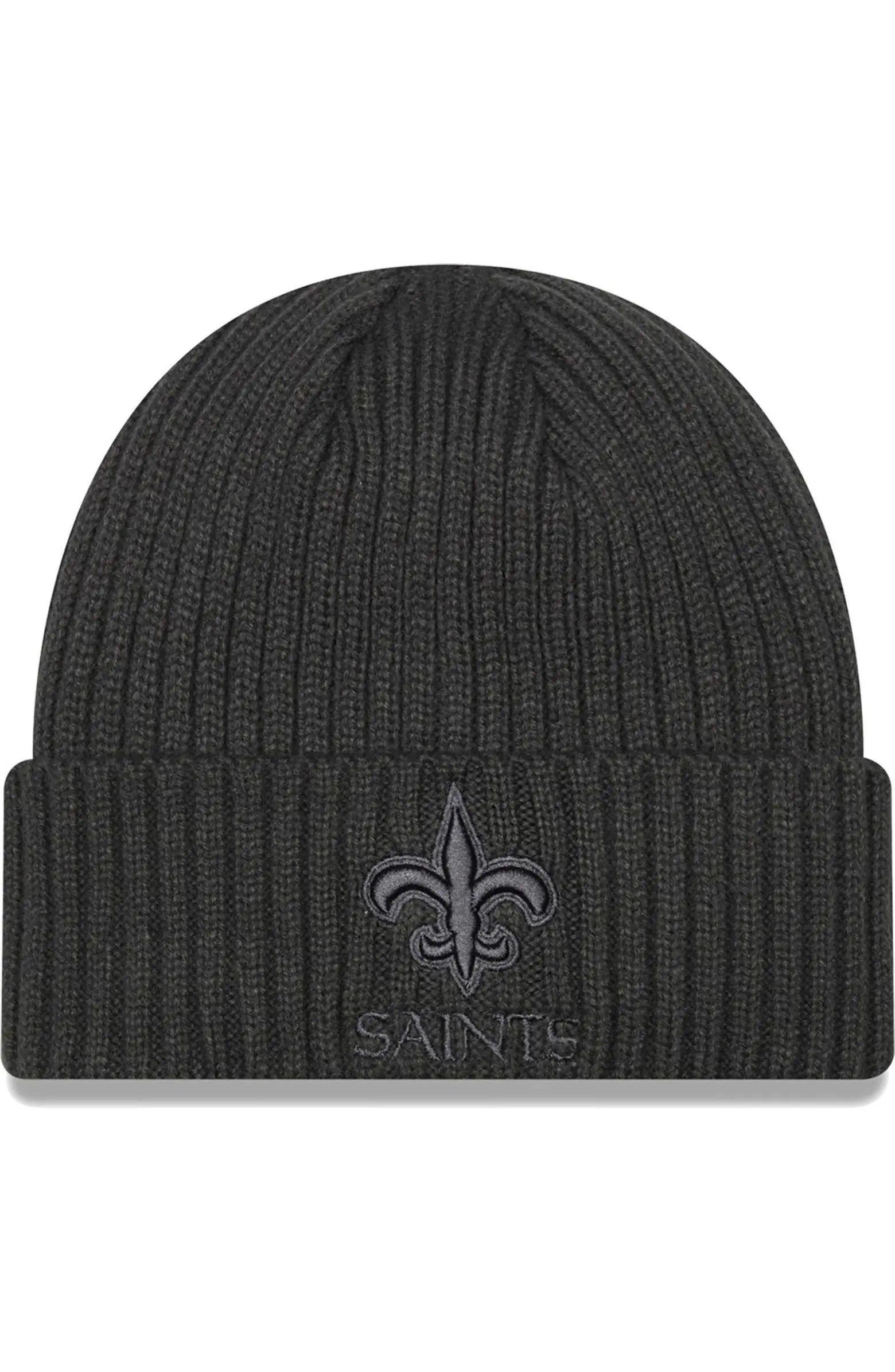 Men's New Era Graphite New Orleans Saints Core Classic Tonal Cuffed Knit Hat | Nordstrom