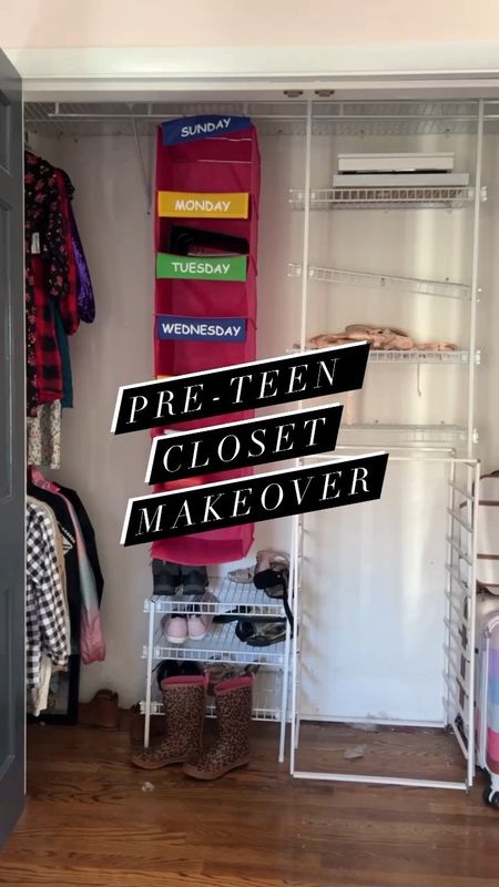 Closet makeover! 

Storage, organization, closet cleanup, declutter, teen room

#LTKVideo #LTKhome