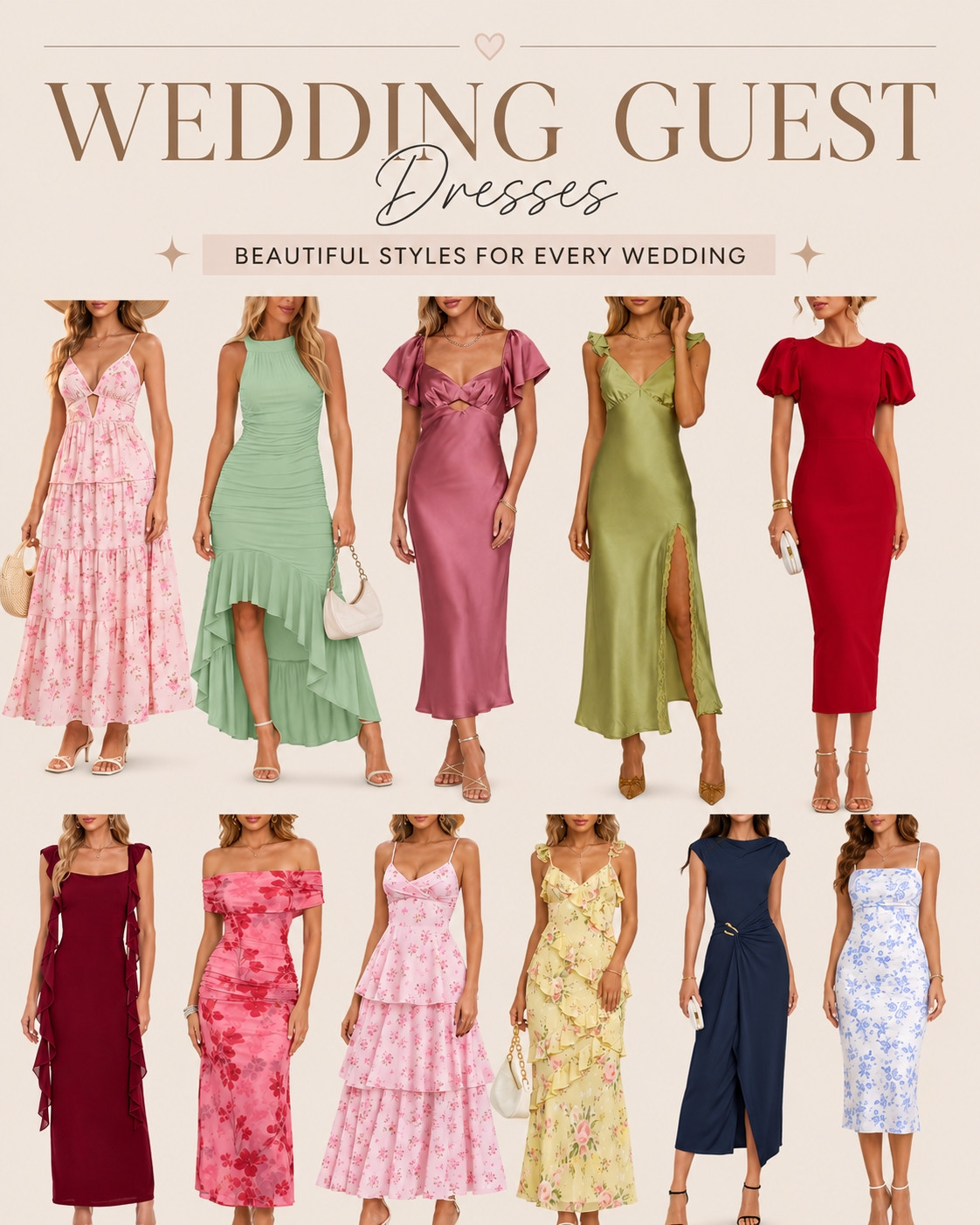 Super cute summer wedding guest dresses 💕

#LTKWedding #LTKBeauty #LTKSaleAlert