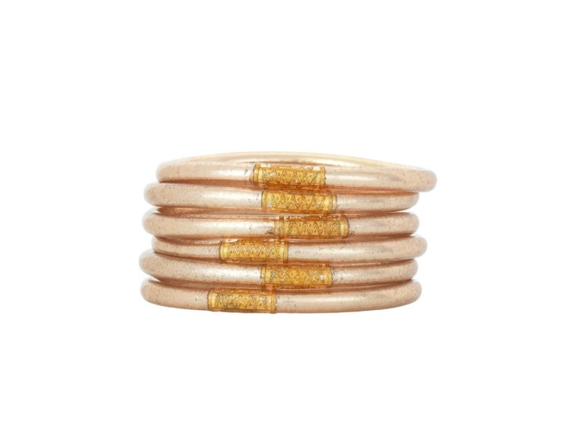 Budha Girl Braclets - Champagne Set of 6 | The Willow Tree Boutique