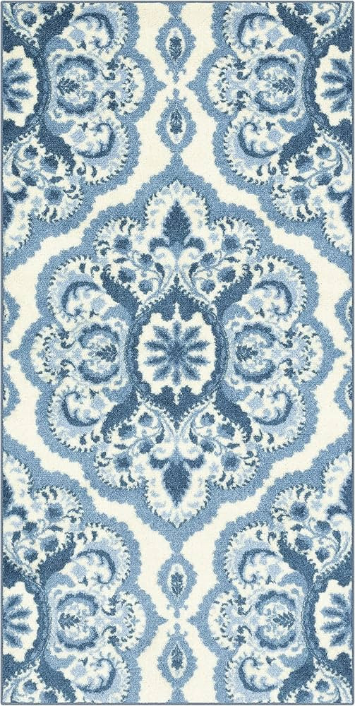 Maples Rugs Vivian Medallion Runner Rug - Made in USA - Washable, Non Slip, Indoor Carpet for Hal... | Amazon (US)