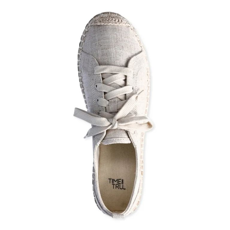 Time and Tru Womens Espadrille Sneaker,Size 6-11 | Walmart (US)