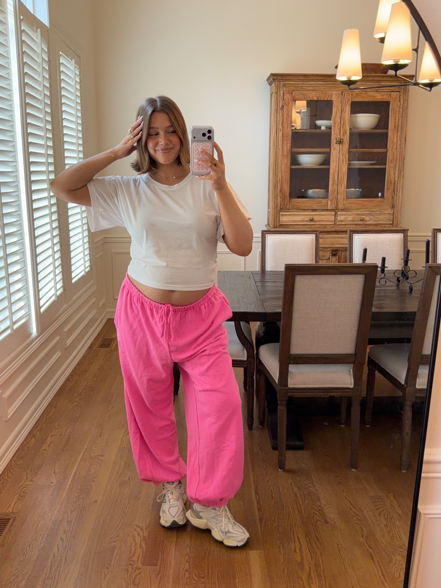 My recent free people movement order! 

True to size for everything! Large in everything for me except these sweats do run really loose at the waist and legs. You could size down. Tee L went up for bump it’s soft and flattering I love the cinched waist a little more snug and loose sleeves!



#LTKBump #LTKmomlife