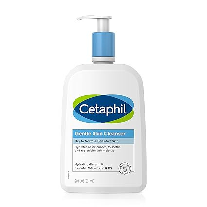 Cetaphil Face Wash, Hydrating Gentle Skin Cleanser for Dry to Normal Sensitive Skin, NEW 20oz, Fr... | Amazon (US)