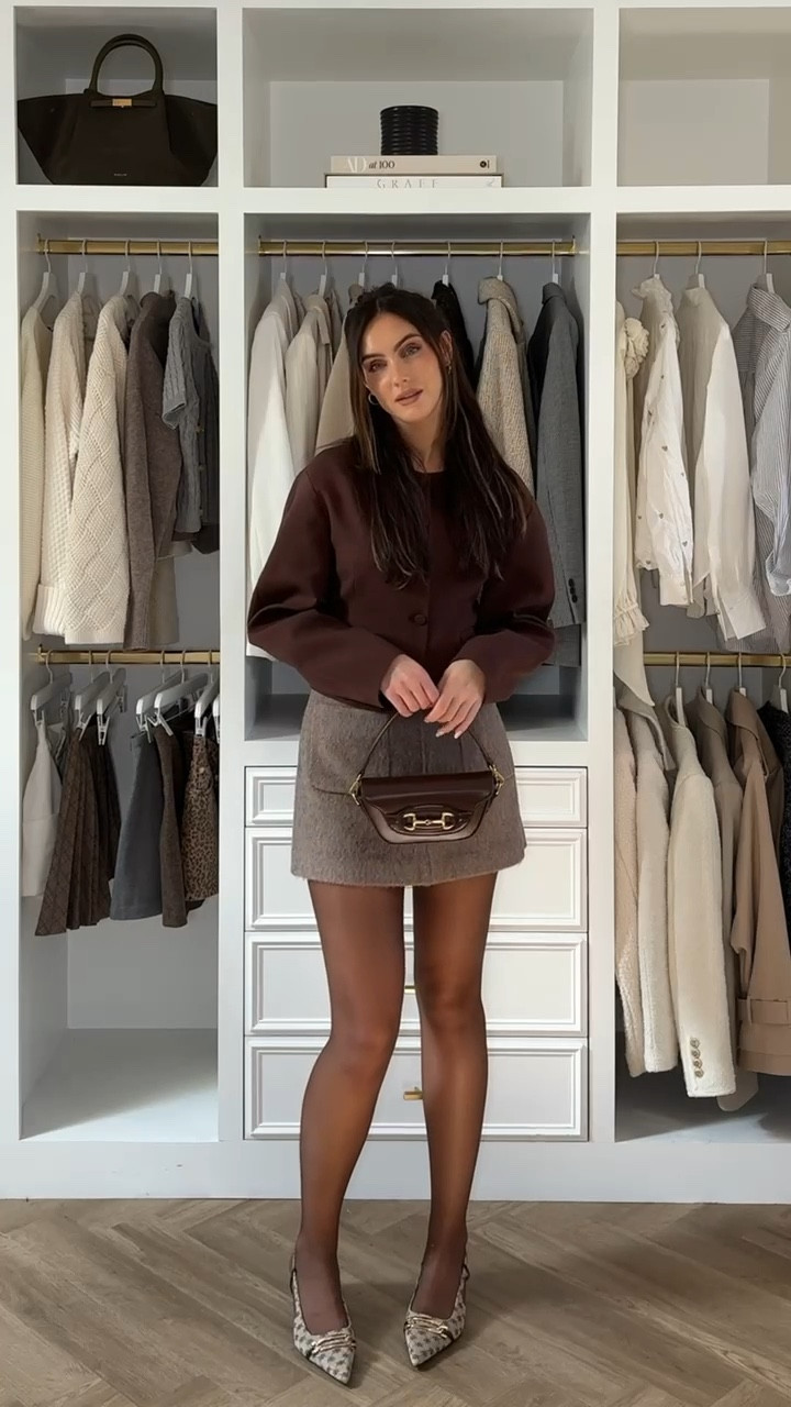 Autumn trends this season - which is your fav? 🍂🤎 chocolate brown 🍫 cherry burgundy red 🍒 grey and tan 🩶 and leopard print 🐆 

#FashionMonth 

#LTKautumn #LTKworkwear