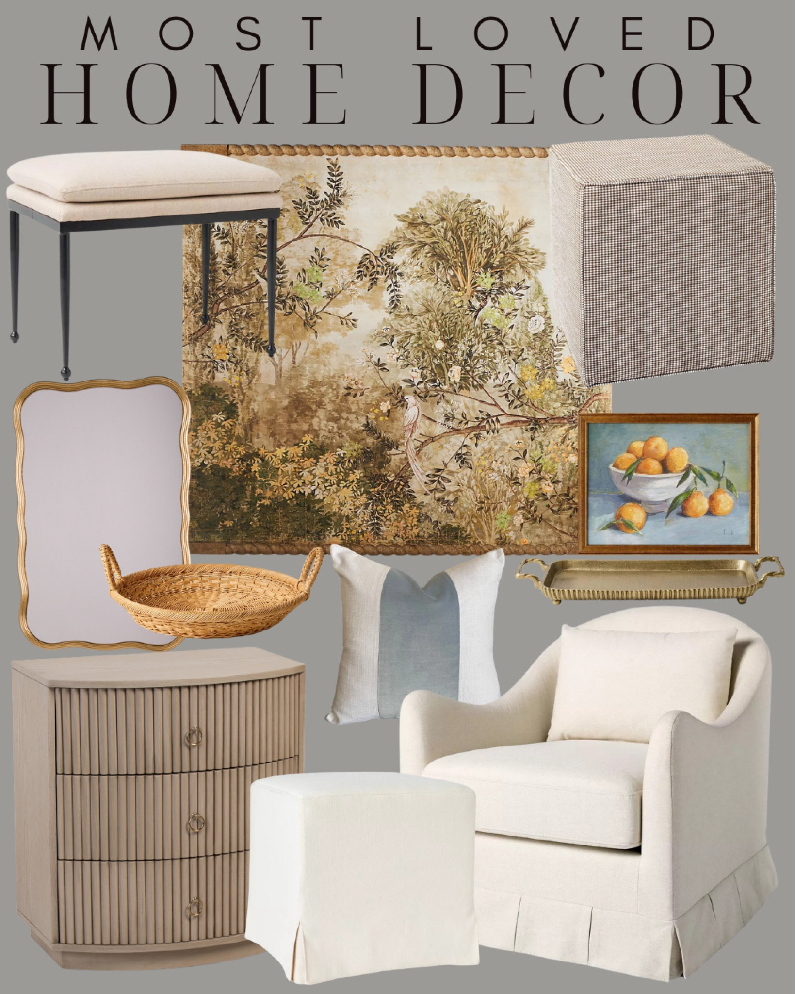 Most loved Home Decor finds from a mix of retailers! I own and love several of these items, including this great ottoman that is back in stock! 

Living room, bedroom, guest room, family room, Modern home decor, traditional home decor, budget friendly home decor, Interior design, shoppable inspiration, curated styling, beautiful spaces, classic home decor, style tip, look for less, designer inspired, mirror, gold mirror, amazon favorites, wall art, framed art, ottoman, art, Anthropologie art, dresser, nightstand, home accents, basket,

#LTKStyleTip #LTKHome #LTKFamily