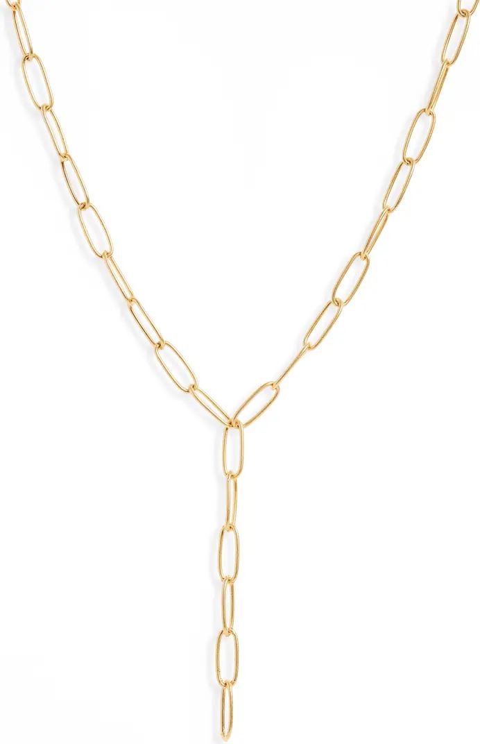 Madewell Paper Clip Y-Necklace | Nordstrom | Nordstrom