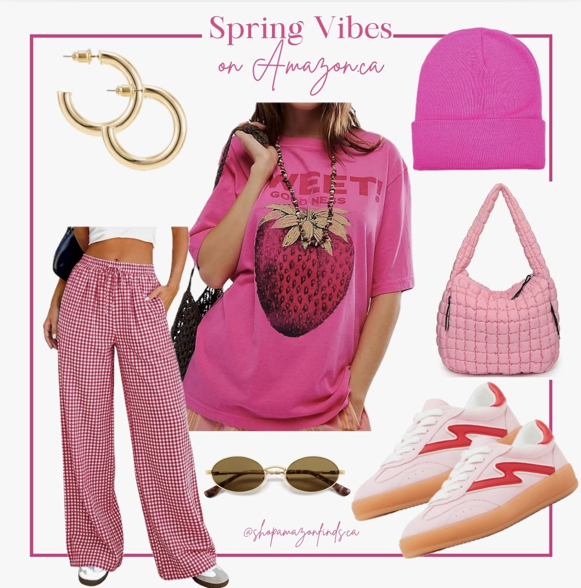 Pretty in pink kind of day
Follow @shopamazonfinds.ca for more Canadian finds

#PrettyInPink #SpringAesthetic #GirlyStyle #PinkMood #SpringOutfits #AmazonCanadaFinds #DailyOutfits

#LTKcanada #LTKsummer #LTKstyletip
