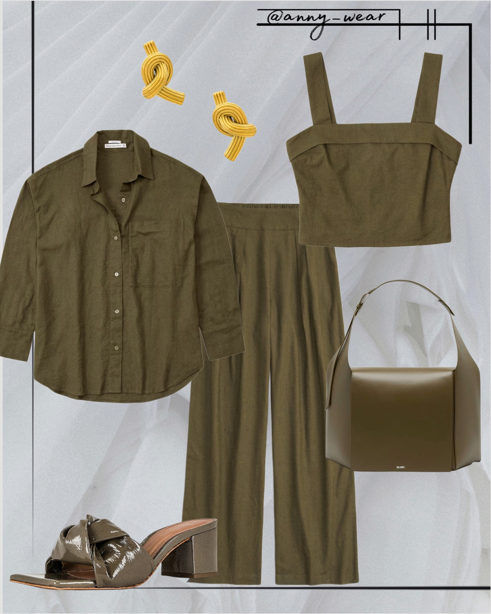 Khaki outfit 

Oversized Linen Blend Shirt Foldover Set Top olive shirt olive top olive trousers olive pants khaki shirt khaki top khaki trousers khaki pants olive bag khaki bag khaki sandals olive sandals green shirt green top green pants green trousers green bag green sandals gold earrings airport looks airport travel outfit airport outfit airport outfit summer airport travel airport outfit spring airport fashion Workwear elegant outfit work wearing wear-to-work сapsule wardrobe business casual outfits business suit business casual dinner jacket two piece suit three piece suit casual suit business professional outfit casual work outfits office outfits work wear style work outfit teacher outfit teacher outfits teacher fashion teacherista teacher style teacher shoes teacher bag casual work outfits office outfits work outfit winter work outfit jeans work outfit summer work outfit casual work outfit midsize work outfit curvy summer work outfits work bag work tote bags work pants womens work pants black work pants work shoes summer work shoes womens work shoes comfortable work shoes casual work shoes work dress work party dress work blouse work blazer shoes for work outfit inspo outfit of the day modest fashion modest outfits modest summer modest summer outfits nyc fashion nyc outfits nyc style nyc summer new york city outfits brunch outfit brunch outfit summer casual brunch outfit summer brunch outfit summer brunch casual brunchcity outfit city break outfit city street styles celebrity style brunch outfit aesthetic vibes zara outfits zara summer cute casual outfit cute summer outfits cute summer outfits edgy fashion edgy style edgy outfit edgy chic elements of style elegant outfit summer2023outfits traveloutfit holiday wardrobe festival fashion summer beauty trends #LTKsalealert #LTKunder50  #LTKunder100 #LTKSeasonal #LTKstyletip 

#LTKworkwear #LTKshoecrush #LTKitbag