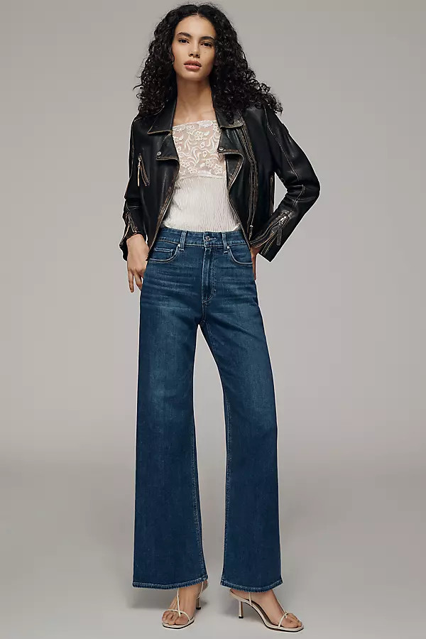 PAIGE Anessa 31 High-Rise Wide-Leg Jeans | Anthropologie (US)