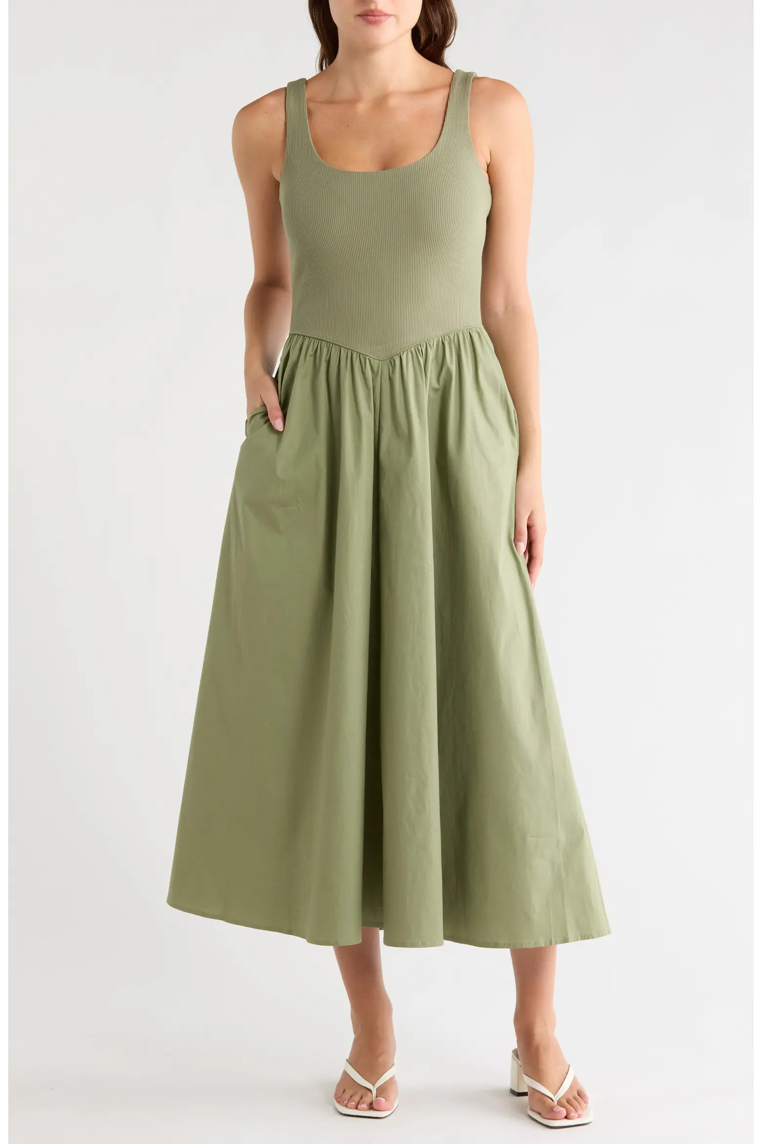 Mixed Media Tank Dress (Women) | Nordstromrack | Nordstrom Rack