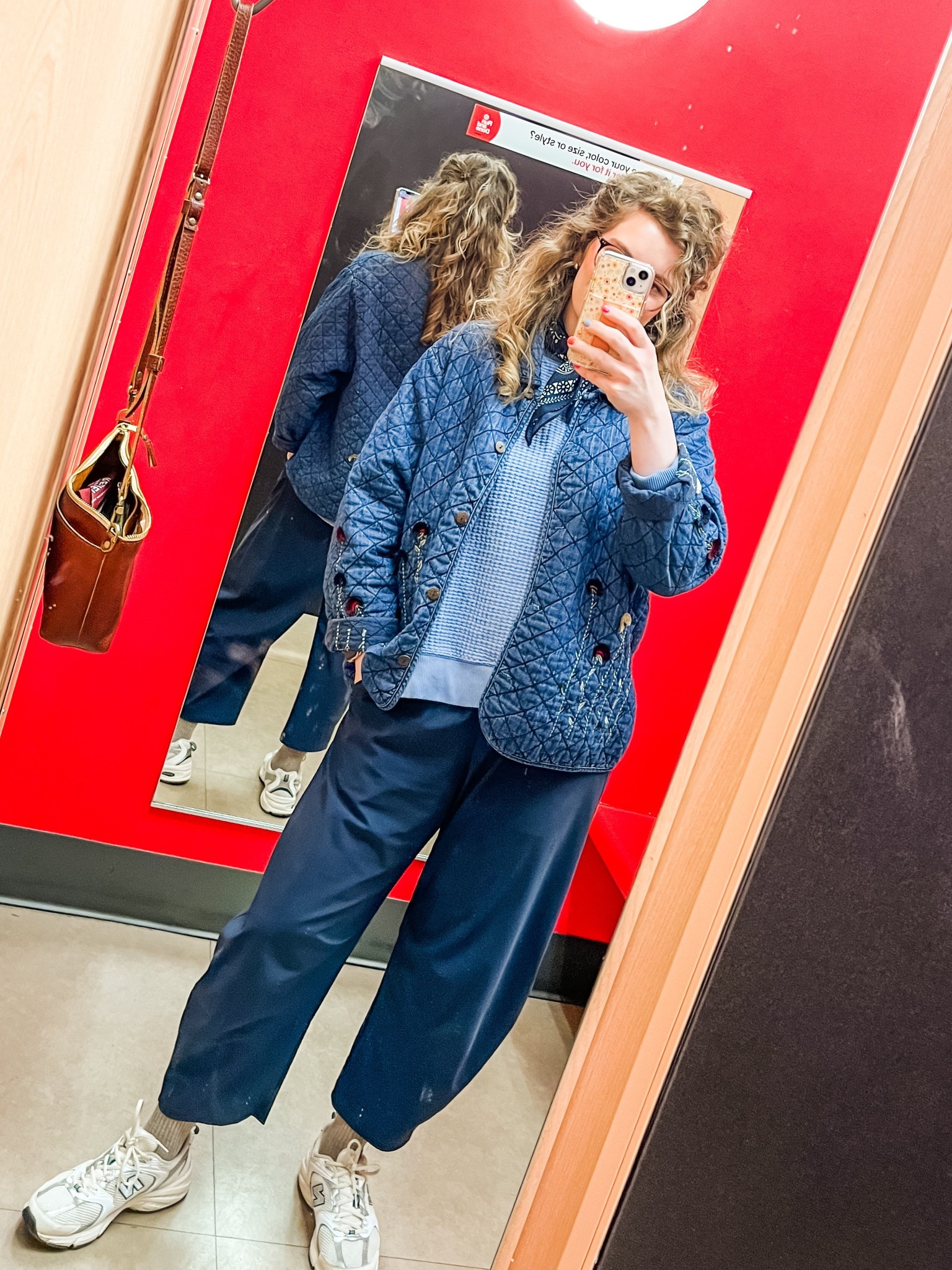 Outfit from last week when we were visiting family for Easter! Had a chance to stop at Target! Dirty mirror! EW! 

These pants are on sale right now at Old Navy and I love them so much! Size down though because they run big! 