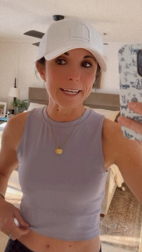 Amazon high neck workout crop tank top and gold double pendant faith necklace 🫶🏼 #amazon #workout #fitness 

#LTKVideo #LTKfitness #LTKsalealert