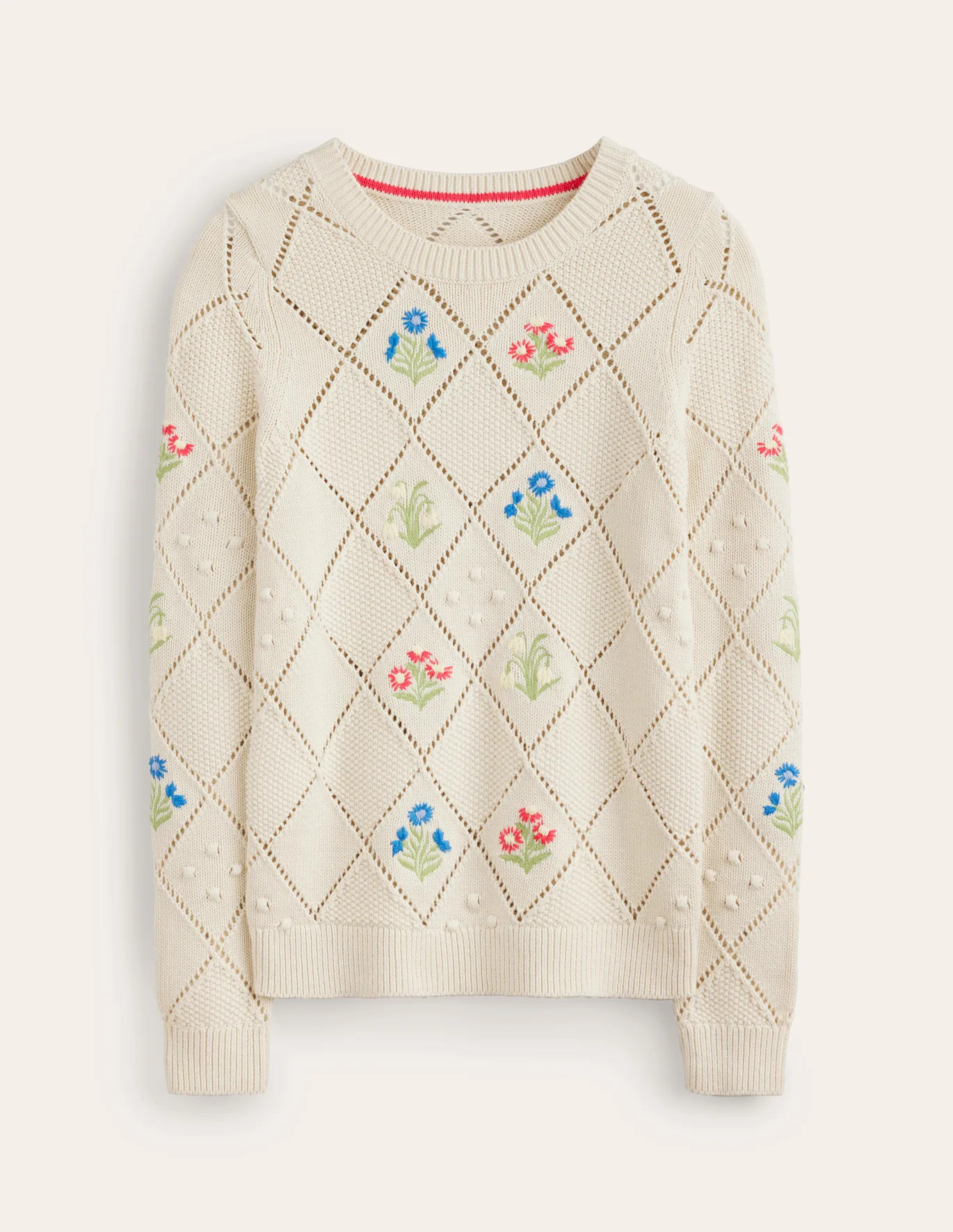 Cotton Embroidered Sweater | Boden (US)