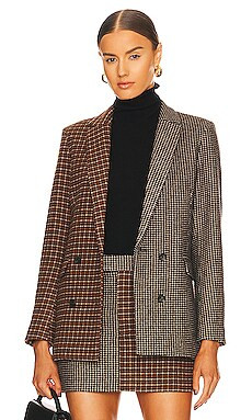 Rails Cody Blazer in Mixed Mini Check from Revolve.com | Revolve Clothing (Global)