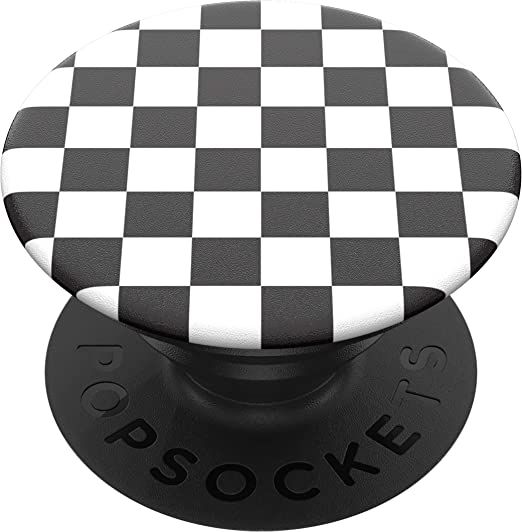 Amazon.com: PopSockets: Phone Grip with Expanding Kickstand, Pop Socket for Phone - Checker Black... | Amazon (US)