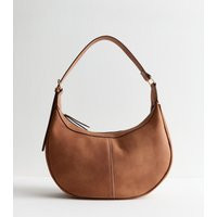 Light Brown Suedette Scoop Shoulder Bag New Look | New Look (UK)