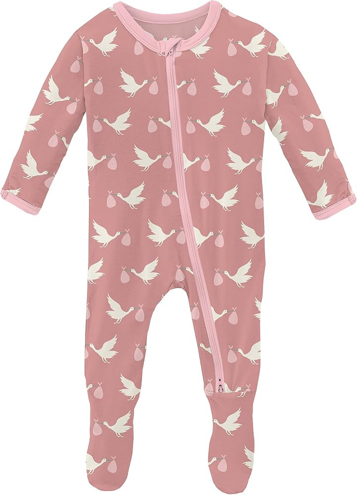KicKee Welcome Home Footie with Zipper, Boy or Girl One-Piece, Super Soft Baby Clothes | Amazon (US)