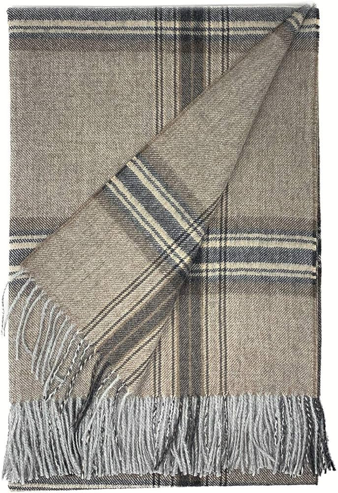Alpaca Home | Tartan Plaid Alpaca Throw Blanket (Toasty Plaid) | Amazon (US)